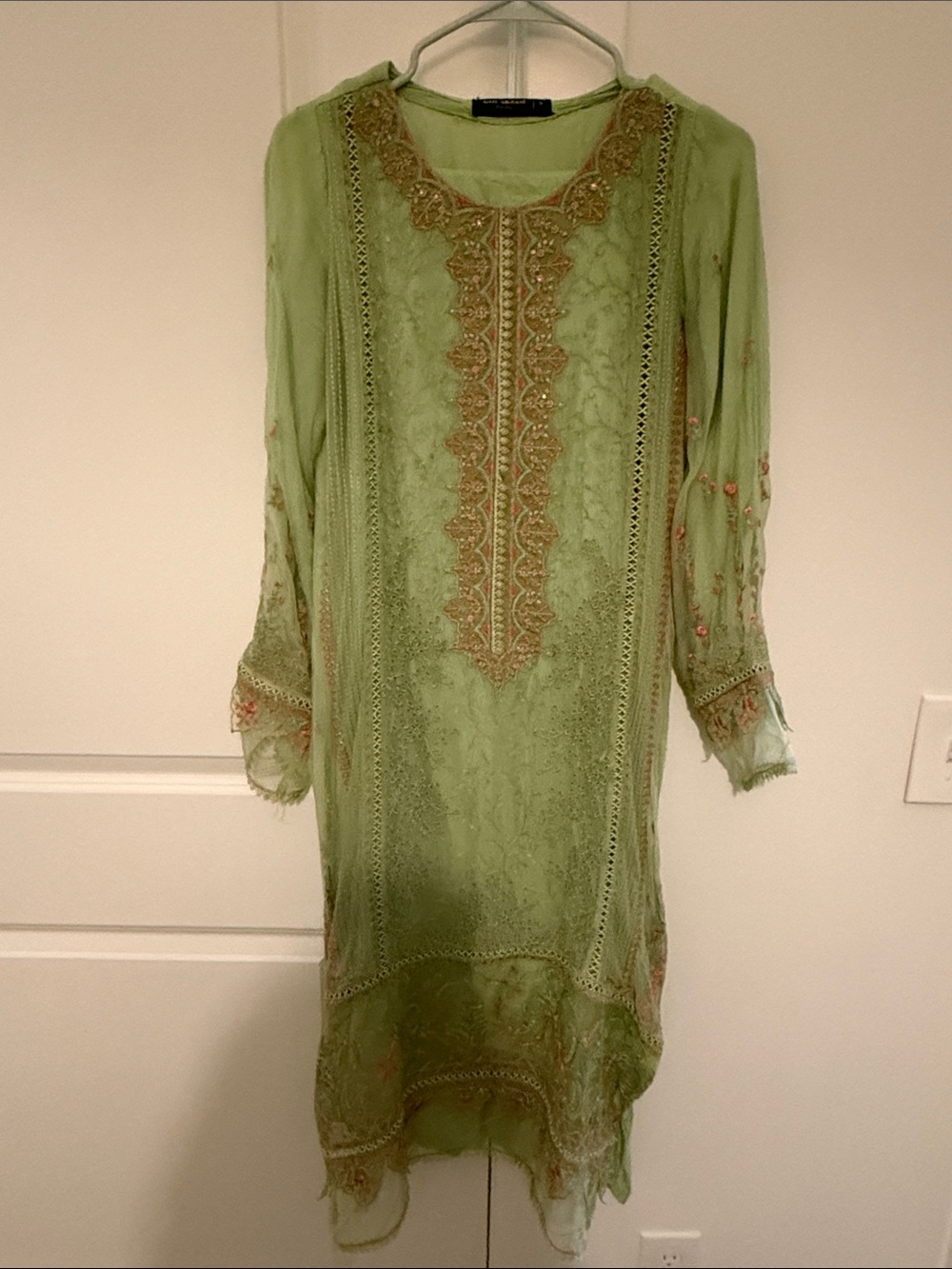Bin Saeed Formal Light Green Women's salwar party wear